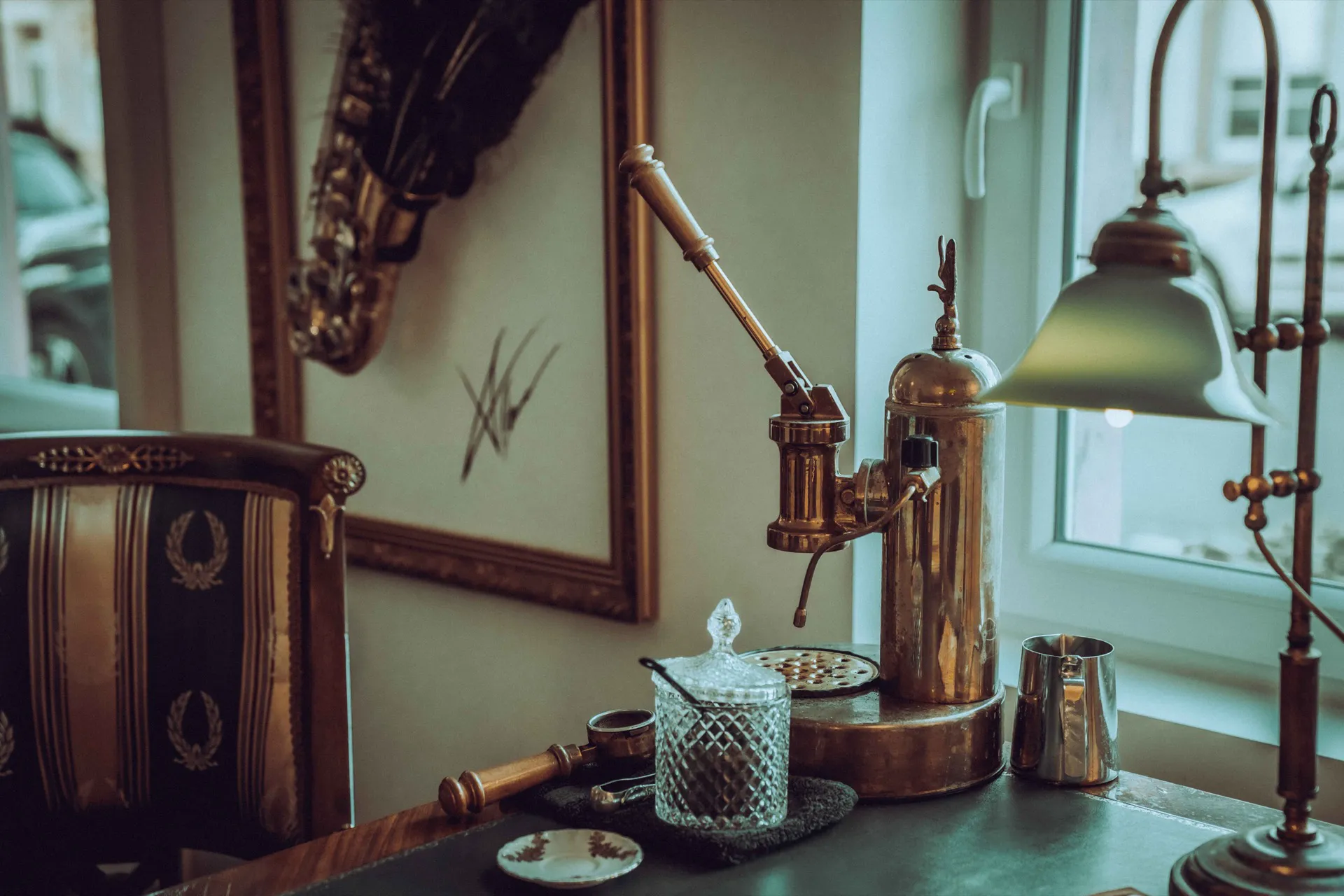 Machine à café italienne — Bazaar Barber Colmar